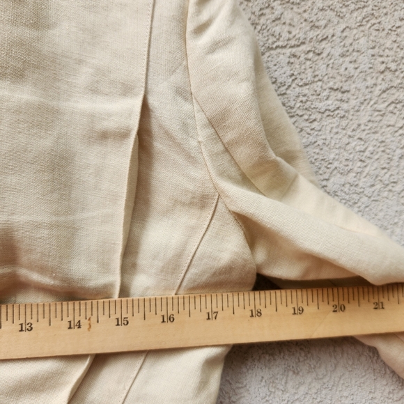 RALPH LAUREN Boy's Blazer Size 4 Twill 100% Linen Jacket Shoulder Pads - Picture 10 of 11